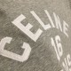 CELINE Celine 2023SS short-sleeved T-shirt Simple and mature impression is wonderful CELINE Celine 2023SS short-sleeved T-shirt Simple and mature impression is wonderful