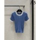 CHANEL Chanel Latest Featured Fashion 2023SS Short Sleeve Knit CHANEL Chanel Latest Featured Fashion 2023SS Short Sleeve Knit