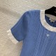 CHANEL Chanel Latest Featured Fashion 2023SS Short Sleeve Knit CHANEL Chanel Latest Featured Fashion 2023SS Short Sleeve Knit