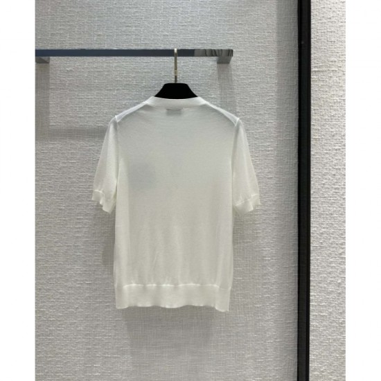 CHANEL Chanel popular spring and summer collection 2023SS short-sleeved cardigan CHANEL Chanel popular spring and summer collection 2023SS short-sleeved cardigan