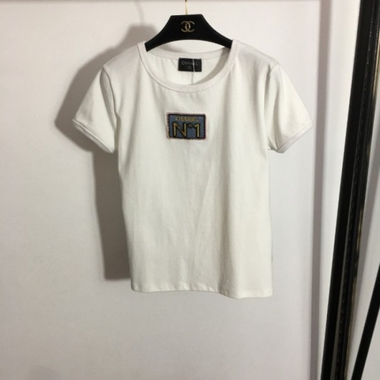 CHANEL Chanel love at first sight inevitable spring sale 2023SS short sleeve T-shirt CHANEL Chanel love at first sight inevitable spring sale 2023SS short sleeve T-shirt