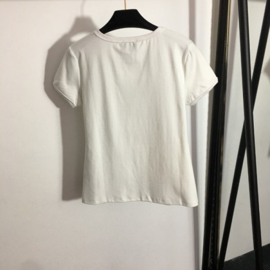 CHANEL Chanel love at first sight inevitable spring sale 2023SS short sleeve T-shirt CHANEL Chanel love at first sight inevitable spring sale 2023SS short sleeve T-shirt
