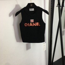 Ahead of summer fashion knit vest 2023SS CHANEL Chanel