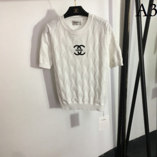 Short-sleeved knit 2023SS CHANEL CHANEL Short-sleeved knit 2023SS CHANEL CHANEL