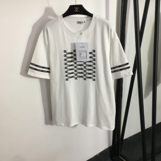 New sale popular spring short-sleeved T-shirt 2023SS CHANEL Chanel New sale popular spring short-sleeved T-shirt 2023SS CHANEL Chanel