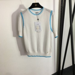 Spring/Summer stock Not yet released in Japan Short-sleeved knit 2023SS CHANEL Chanel