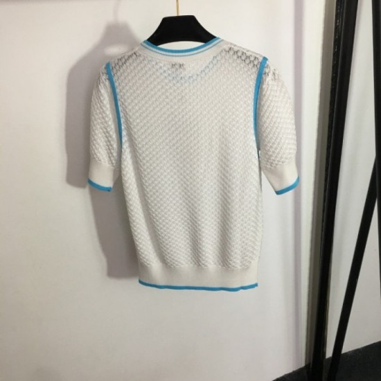 Spring/Summer stock Not yet released in Japan Short-sleeved knit 2023SS CHANEL Chanel Spring/Summer stock Not yet released in Japan Short-sleeved knit 2023SS CHANEL Chanel