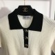 CHANEL Chanel 2023SS short-sleeved knit popular brand in Japan CHANEL Chanel 2023SS short-sleeved knit popular brand in Japan