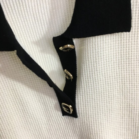 CHANEL Chanel 2023SS short-sleeved knit popular brand in Japan CHANEL Chanel 2023SS short-sleeved knit popular brand in Japan
