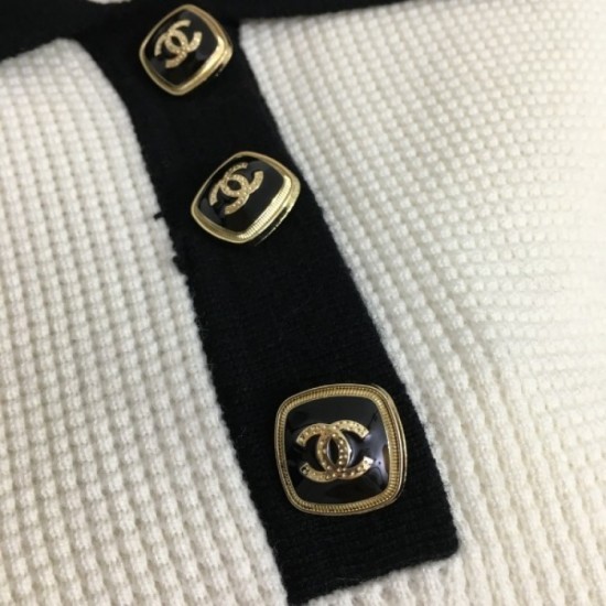 CHANEL Chanel 2023SS short-sleeved knit popular brand in Japan CHANEL Chanel 2023SS short-sleeved knit popular brand in Japan