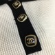 CHANEL Chanel 2023SS short-sleeved knit popular brand in Japan CHANEL Chanel 2023SS short-sleeved knit popular brand in Japan