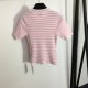 CHANEL Chanel 2023SS short-sleeved knit casual item is also strong CHANEL Chanel 2023SS short-sleeved knit casual item is also strong