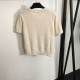 CHANEL Chanel 2023SS short-sleeved knit This autumn new work that can create a sense of room for adults CHANEL Chanel 2023SS short-sleeved knit This autumn new work that can create a sense of room for adults