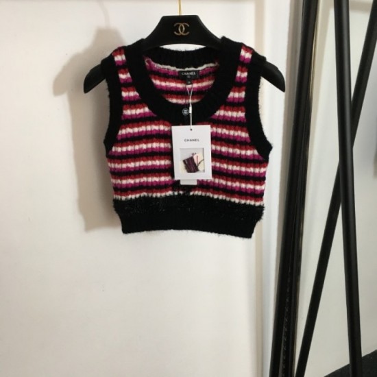 CHANEL Chanel 2023SS Wool knit vest Autumn new work that combines freshness and goods CHANEL Chanel 2023SS Wool knit vest Autumn new work that combines freshness and goods