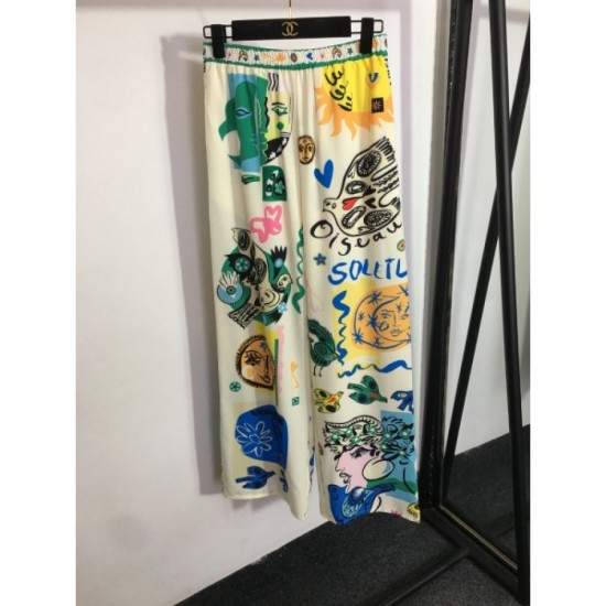 Order rush short-sleeved shirt + wide pants top and bottom set 2023SS DOLCE & GABBANA Dolce & Gabbana Order rush short-sleeved shirt + wide pants top and bottom set 2023SS DOLCE & GABBANA Dolce & Gabbana
