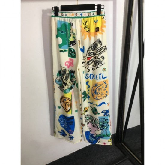 Order rush short-sleeved shirt + wide pants top and bottom set 2023SS DOLCE & GABBANA Dolce & Gabbana Order rush short-sleeved shirt + wide pants top and bottom set 2023SS DOLCE & GABBANA Dolce & Gabbana