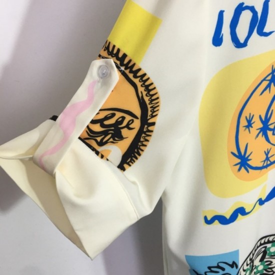 Order rush short-sleeved shirt + wide pants top and bottom set 2023SS DOLCE & GABBANA Dolce & Gabbana Order rush short-sleeved shirt + wide pants top and bottom set 2023SS DOLCE & GABBANA Dolce & Gabbana