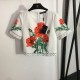 Surprise price short-sleeved T-shirt + straight pants top and bottom set 2023SS DOLCE & GABBANA Dolce & Gabbana Surprise price short-sleeved T-shirt + straight pants top and bottom set 2023SS DOLCE & GABBANA Dolce & Gabbana