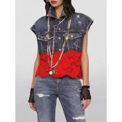 DOLCE & GABBANA Dolce & Gabbana 2023SS cowboy vest this summer favorite