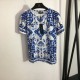 DOLCE & GABBANA Dolce & Gabbana 2023SS short-sleeved top and bottom set Summer new work of the topic DOLCE & GABBANA Dolce & Gabbana 2023SS short-sleeved top and bottom set Summer new work of the topic