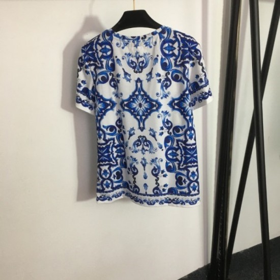 DOLCE & GABBANA Dolce & Gabbana 2023SS Short Sleeve T-shirt Summer Season Special DOLCE & GABBANA Dolce & Gabbana 2023SS Short Sleeve T-shirt Summer Season Special