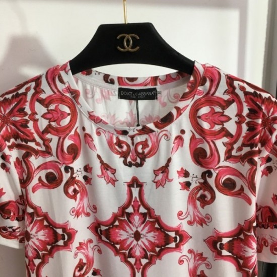 DOLCE & GABBANA Dolce & Gabbana 2023SS Short Sleeve T-shirt Summer Season Special DOLCE & GABBANA Dolce & Gabbana 2023SS Short Sleeve T-shirt Summer Season Special