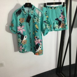 DOLCE & GABBANA Dolce & Gabbana 2023SS Short Sleeve Top and Bottom Set Popular Unisex