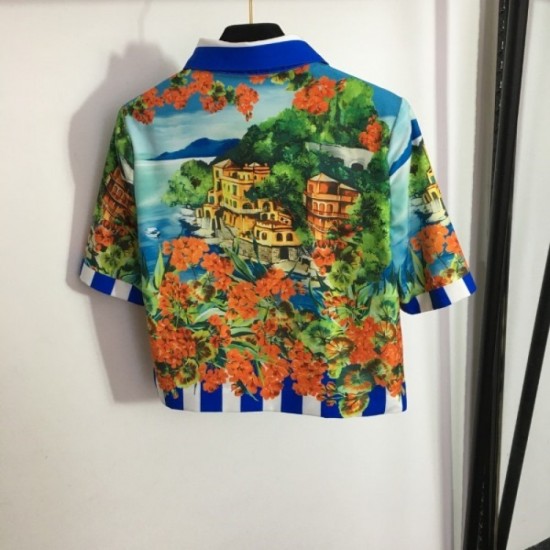 DOLCE & GABBANA Dolce & Gabbana 2023SS short sleeve top and bottom set classic for summer DOLCE & GABBANA Dolce & Gabbana 2023SS short sleeve top and bottom set classic for summer