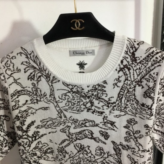 This season's brand short-sleeved knit 2023SS DIOR Dior This season's brand short-sleeved knit 2023SS DIOR Dior