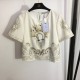 Highly sensitive celebrities favorite short-sleeved T-shirt + straight pants top and bottom set 2023SS DIOR Dior Highly sensitive celebrities favorite short-sleeved T-shirt + straight pants top and bottom set 2023SS DIOR Dior