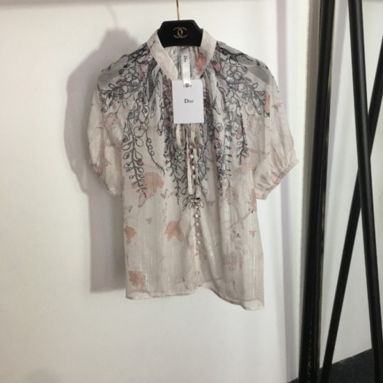 Spring and summer is a continuous trend Short-sleeved top + short pants top and bottom set 2023SS DIOR Dior Spring and summer is a continuous trend Short-sleeved top + short pants top and bottom set 2023SS DIOR Dior