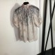 Spring and summer is a continuous trend Short-sleeved top + short pants top and bottom set 2023SS DIOR Dior Spring and summer is a continuous trend Short-sleeved top + short pants top and bottom set 2023SS DIOR Dior