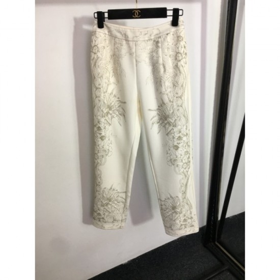 Perfect item for summer Short-sleeved T-shirt + straight pants top and bottom set 2023SS DIOR Dior Perfect item for summer Short-sleeved T-shirt + straight pants top and bottom set 2023SS DIOR Dior