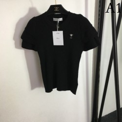 DIOR Dior 2023SS short-sleeved knit style suitable for hot midsummer