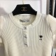 DIOR Dior 2023SS short-sleeved knit style suitable for hot midsummer DIOR Dior 2023SS short-sleeved knit style suitable for hot midsummer