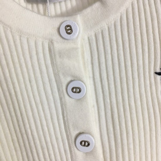 DIOR Dior 2023SS short-sleeved knit style suitable for hot midsummer DIOR Dior 2023SS short-sleeved knit style suitable for hot midsummer