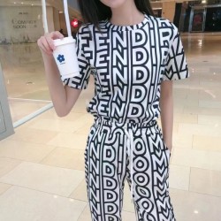 FENDI Fendi fashionable but not tired 2023SS sports suit