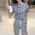 FENDI Fendi fashionable but not tired 2023SS sports suit