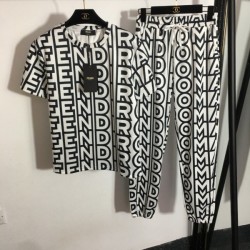 FENDI Fendi fashionable but not tired 2023SS sports suit