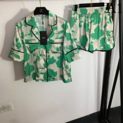 Only 1 point! VIP customer sale short-sleeved top + short pants top and bottom set 2023SS FENDI Fendi