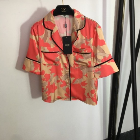 Only 1 point! VIP customer sale short-sleeved top + short pants top and bottom set 2023SS FENDI Fendi Only 1 point! VIP customer sale short-sleeved top + short pants top and bottom set 2023SS FENDI Fendi
