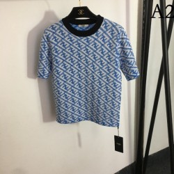 Short-sleeved knit 2023SS FENDI Fendi decided on a modern style