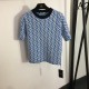 Short-sleeved knit 2023SS FENDI Fendi decided on a modern style Short-sleeved knit 2023SS FENDI Fendi decided on a modern style