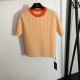 Short-sleeved knit 2023SS FENDI Fendi decided on a modern style Short-sleeved knit 2023SS FENDI Fendi decided on a modern style