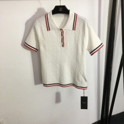 FENDI Fendi 2023SS Short Sleeve Knit This Season's Trendy Item
