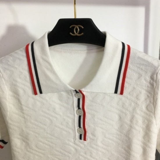 FENDI Fendi 2023SS Short Sleeve Knit This Season's Trendy Item FENDI Fendi 2023SS Short Sleeve Knit This Season's Trendy Item