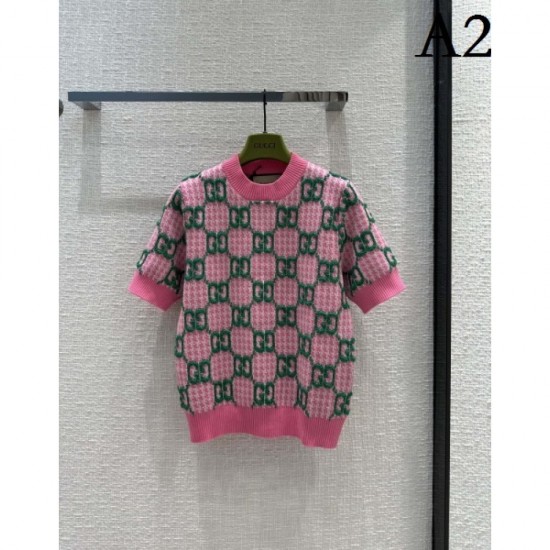 GUCCI Gucci Most popular product 2023SS short-sleeved knit GUCCI Gucci Most popular product 2023SS short-sleeved knit