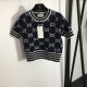 GUCCI Gucci 2023SS short-sleeved knit This summer's new work taken for granted GUCCI Gucci 2023SS short-sleeved knit This summer's new work taken for granted
