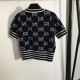 GUCCI Gucci 2023SS short-sleeved knit This summer's new work taken for granted GUCCI Gucci 2023SS short-sleeved knit This summer's new work taken for granted