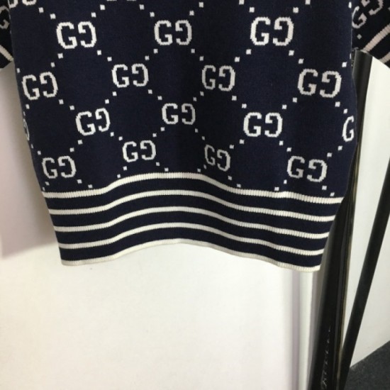 GUCCI Gucci 2023SS short-sleeved knit This summer's new work taken for granted GUCCI Gucci 2023SS short-sleeved knit This summer's new work taken for granted